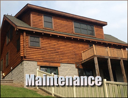  Kittrell, North Carolina Log Home Maintenance